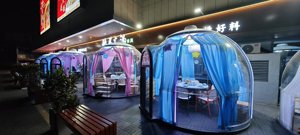 Sang trọng hiện đại Dome lều không thấm nước snowproof chống cháy Made Đức Bayer Polycarbonate PC cho khách sạn tổ chức sự kiện sử dụng an toàn - Product Image 3