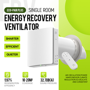 Tozsuz taze vantilatör düşük gürültü 32dBA WiFi kontrol ev havalandırma sistemi - Product Image 3