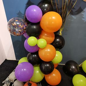 Kit Decorazioni <span class=keywords><strong>per</strong></span> Feste di Halloween con Palloncini in Lattice ad Elio, Ghirlande e Archi - Product Image 4