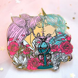 Fabricant de pin's à revers de Kunshan : Pin's en émail personnalisés, badges métalliques, logos, anime, dessins animés, impression UV scintillante, pin's en émail souple ou dur sur mesure - Product Image 3