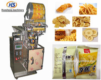 Semi Automatische Kleine Gebakken Voedsel Weegbree Chips Pouch Verpakking Machine Potate Chips/Banaan Chips/Poporn Pouch Verpakking Machine