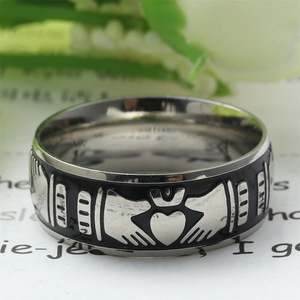 Heart Shape Titanium Steel <b>Ring</b> <b>Silver</b> Women's Fashion Jewelry Gift 23030 - Product Image 4