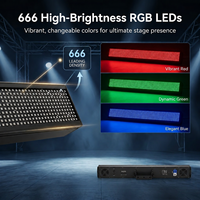Lampu LED Matrix 120W RGB Efek Pixel Pencahayaan Panggung DMX512 Lampu Klub DJ dengan 666 Butir LED RGB untuk Acara