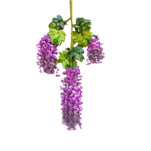 زهور الوستارية الاصطناعية المعلقة من الخيوط الحريرية للزفاف وعيد الحب وعيد الأم - Product Image 4