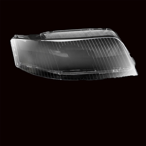 Fari anteriori in vetro copertura fari calotta paralumi trasparenti lampada guscio maschere lente per <span class=keywords><strong>Audi</strong></span> <span class=keywords><strong>A6</strong></span> C5 2003 <span class=keywords><strong>2004</strong></span> 2005 - Product Image 2