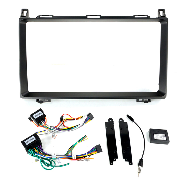 MEKEDE Dashboard Panel Frame for BENZ B200 ML R-Class W251 R300 Smart Fortwo W204 S204 Car Radio Gps Wiring Harness Accessories