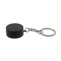 Broyeur à herbes en alliage d'aluminium de 30 mm avec logo personnalisé, porte-clés, 2 pièces, durable, écologique, design sécurisé, broyeur à tabac
