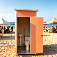 Toilettes chimiques portables préfabriquées en plastique pour l'extérieur, pour adultes, pour maison mobile, à vendre