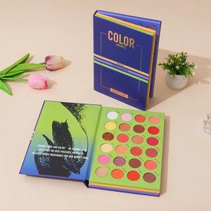 2024 высокий внешний вид <span class=keywords><strong>96</strong></span> цветов, глянцевая пудра, румяна, тени для век, косметический набор, прочная водонепроницаемая палитра, оптовая продажа - Product Image 3