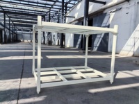 Poteaux de palettes en acier industriel |   Capacité de plus de 2000 kg durable |   Conception empilable et pliable |   Rayonnage à palettes OEM pour entrepôt, robuste