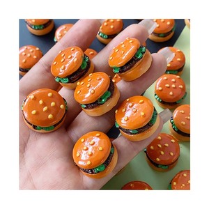 Miniaturas de Comida, Hamburguesas de Resina, Simulación de Comida, 100 Piezas, Decoración de Hamburguesas Artificiales para Casa de Muñecas y Cocina - Product Image 2