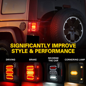 Bas prix 12V 24V Euro / US Version feu arrière lentille <span class=keywords><strong>LED</strong></span> <span class=keywords><strong>clignotant</strong></span> frein feu arrière arrêt de stationnement lampe de secours pour <span class=keywords><strong>Jeep</strong></span> <span class=keywords><strong>Wrangler</strong></span> <span class=keywords><strong>JK</strong></span> - Product Image 5