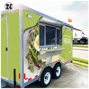 Remolque <span class=keywords><strong>de</strong></span> Comida Eléctrico Cuadrado <span class=keywords><strong>de</strong></span> Acero Inoxidable con Certificación CE DOT, Máquina <span class=keywords><strong>de</strong></span> Granizados, <span class=keywords><strong>Hamburguesas</strong></span> y Snacks para Venta Ambulante - Product Image 1