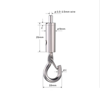 Système de suspension pour panneau lumineux LED MAIJIE MJ-8, câble en acier inoxydable 304, kit de suspension au plafond, longue durée de vie, personnalisable