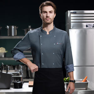 Veste de chef japonaise, uniforme de restaurant, veste de chef, uniforme de cuisine, veste de chef pour homme, fabricant de veste de chef, uniforme d'hôtel pour homme - Product Image 3