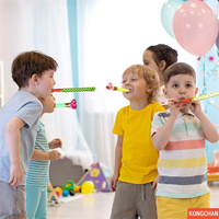 Nouvel arrivage de bruits de soufflerie de fête sifflets bruyants à franges pour les réunions de famille et les anniversaires d'enfants