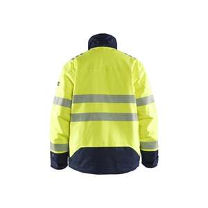 BLAKLADER - 451715343389S Multinorm chaqueta de invierno Hi-vis Amarillo/Azul marino-EAN 7330509823361 ROPA DE TRABAJO RESISTENTE A LLAMAS - Product Image 2