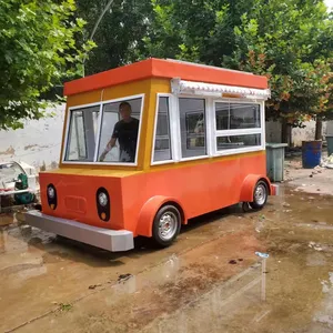 Electric Fast Food Mobile Dining Carts with Complete Equipment