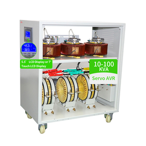 Estabilizadores trifásicos de 20KVA y 30KVA, servomotor industrial SVC, regulador de voltaje automático, estabilizadores, fabricante para láser CNC - Product Image 6