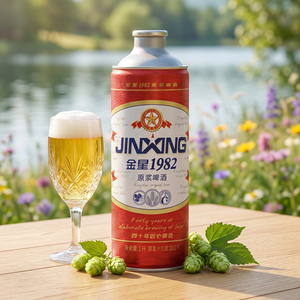 Bière <span class=keywords><strong>Lager</strong></span> Kingstar Direct Usine 1L en Canette et Bouteille, Couleur Claire, Goût Naturel, 3,3% ABV, Saveur <span class=keywords><strong>Pure</strong></span>, Boîte - Product Image 4