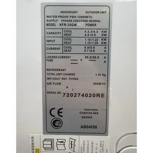 Aire Acondicionado Split Inteligente Sin Viento 12k Frío/Calor 220V con Garantía 12000 BTU Montaje en Pared Ahorro de Energía Gas Ecológico - Product Image 4