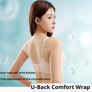 Sujetador chino nutritivo de colágeno, <span class=keywords><strong>sujetadores</strong></span> de Copa con agujeros, sensación fresca, sin rastro, sin anillo de acero, pegamento BH, sujetador transparente de soporte suave para mujer - Product Image 2