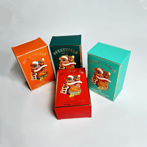 Boîtes d'emballage personnalisées de biscuits Boîte cadeau de produits cosmétiques d'huile de <span class=keywords><strong>barbe</strong></span> imprimée par logo UV Boîte de papier pliante OEM - Product Image 2