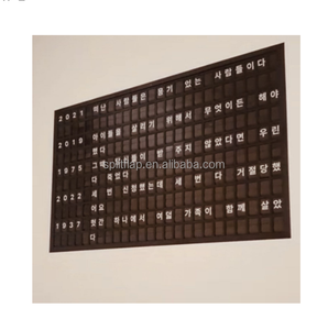 Chia Flap Lật Thư Hiển Thị Chia Flap Cơ Khí Xoay Thư Đăng Ký - Product Image 6