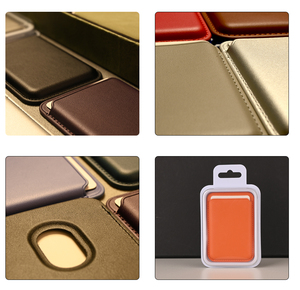 Porta carte magneti NAPPA Premium ricarica Wireless impermeabile con magnete RFID frigo portafoglio in pelle per <span class=keywords><strong>iPhone</strong></span> - Product Image 6