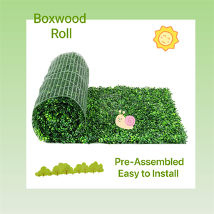 Pannello Siepe Artificiale in Bosso 1x3m Economico in Rotolo Tappeto Erboso Sintetico Piante Recinzione Grama Artificial Parede - Product Image 5