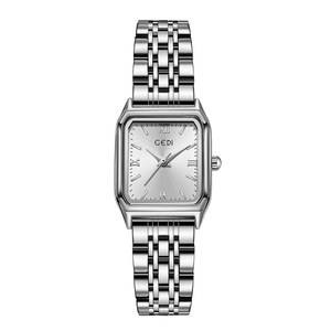 2025 nuevo reloj de esfera cuadrada para mujer, correa de acero minimalista de nicho, cuadrado pequeño reloj de cuarzo para mujer - Product Image 5