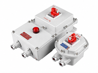 Boîtier de distribution d'alimentation antidéflagrant AC 10A 16A 100A, panneau de commande IIB IIC en alliage d'aluminium moulé, disjoncteur industriel MCB IP66