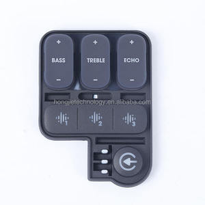 Keypad membran silikon kelas makanan kustom tahan lama tombol taktil tahan air untuk kios pengendali jarak jauh peralatan rumah - Product Image 3