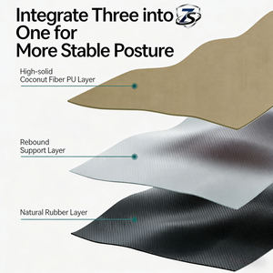 Nueva llegada: Colchoneta de yoga plegable antideslizante de 5 mm y 183 cm, de caucho natural y PU, ecológica, con logo personalizado impreso, OEM ODM - Product Image 4