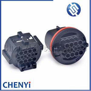 14 סיכות רכב pin רכב עמיד למים אוזניות חוט רתום מחבר mg656862 MG656862-5 עבור היונדאי קיה - Product Image 2