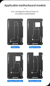 QianLi Mainboard Mittel rahmen Reballing Plattform BGA Reballing Schablone für iPhone 16 15 14 13 12 11 ProMAX Logic Board Nacharbeit - Product Image 3