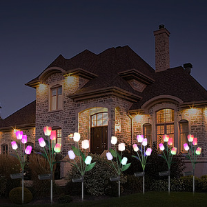 Luces Solares para Jardín con Forma de Tulipán, LED, Resistentes al Agua, Decorativas para Patio y Césped - Product Image 4