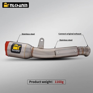Sistema de <span class=keywords><strong>Escape</strong></span> para Motocicleta <span class=keywords><strong>KTM</strong></span> DUKE 790 890 R, Tubo de Enlace Modificado con Silenciador AR para DUKE 790 18-25 DUKE 890 20-25 - Product Image 2