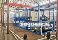 Machine à glace en blocs industrielle SINDEICE de grande production, 10 tonnes, entièrement automatique, haute efficacité, avec compresseur d'origine