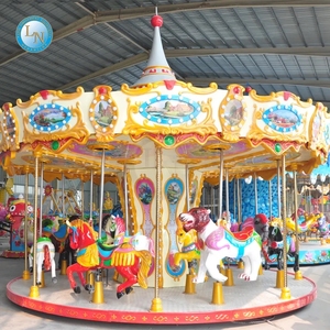 Équipement de manège pour parc d'attractions Carrousel de luxe à 36 places pour chevaux - Product Image 6