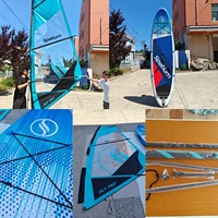 Planche à pagaie gonflable pour le windsurf, accessoires universels, matériau PVC, modèle QJY-3