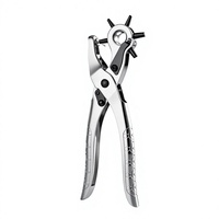 Pince à poinçonner les ceintures en acier – Outil multifonctionnel pour la création d'œillets – Poinçonneuse manuelle simple pour trous ronds sur les ceintures