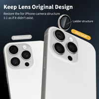 Protection d'écran en verre flexible incurvé 2.5D 3D ultra-fin de qualité supérieure (Grade AAA) pour objectif d'appareil photo de téléphone portable, couverture complète GPS pour