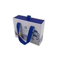 Boîte cadeau en papier avec logo personnalisé Shengcan, pour vêtements, bijoux, bougies, parfums, avec sac en papier
