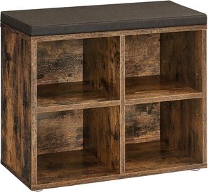 Armoire à chaussures moderne Armoire à chaussures de luxe Armoire de stockage de chaussures en <span class=keywords><strong>bois</strong></span> au design moderne avec banquette - Product Image 1