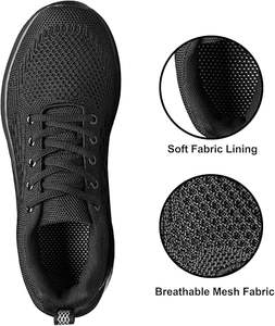 Мужские легкие дышащие кроссовки, удобная модная обувь для ходьбы и бега с сетчатой подкладкой - Product Image 3