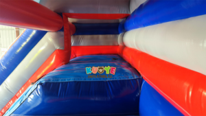 Nouveau design commercial <span class=keywords><strong>Ninja</strong></span> Wall Challenge gonflable drôle d'extérieur <span class=keywords><strong>Ninja</strong></span> Wall jeu de toboggan gonflable pour enfants et adultes - Product Image 6