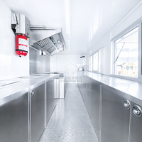 Remolque para Horno de Pizza de 18 pies con Certificado CE y Certificado DOT, Aprobado por el Departamento de Transporte de EE. UU., Equipo para Restaurante de Comida Rápida