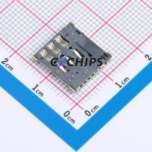 BX-SMN-1.37HJ SIM Card Connector SMD Connector Self-Return Type Nano SIM Card Card Holder 1.37mm - Product Image 2