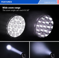4-in-1 19*15W RGBW Wash Moving Head Zoom Club Bühnenlicht Zusätzliches LED-Pixel-Rohr für Bühnenveranstaltungen LED Moving Head